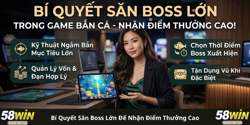 Top 5 Cách Bắn Cá Dễ Trúng Thưởng Hiệu Quả Nhất Hiện Nay 4 Bí quyết săn boss lớn để nhận điểm thưởng cao