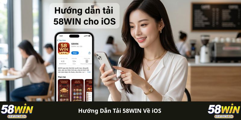 Tải App 58WIN - Giải Trí Trực Tuyến Đơn Giản, Dễ Dàng Nhất 3 Hướng dẫn tải 58WIN về iOS