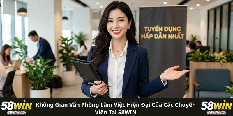 Tuyển Dụng 58WIN Hot Nhất: 4 Bước Ứng Tuyển Nhận Việc Ngay! 2 Không gian văn phòng làm việc hiện đại của các chuyên viên tại 58WIN