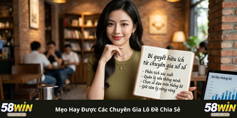 Kinh Nghiệm Chơi Lô Đề Đỉnh Cao - 99% Trúng Lớn Cùng 58WIN 4 Mẹo hay được các chuyên gia lô đề chia sẻ