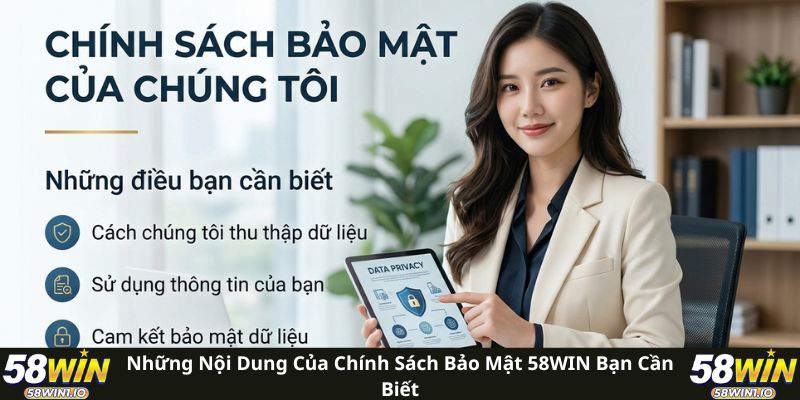 Chính Sách Bảo Mật 58WIN - Quy Định Quan Trọng Khi Hoạt Động 2 Những nội dung của chính sách bảo mật 58WIN bạn cần biết