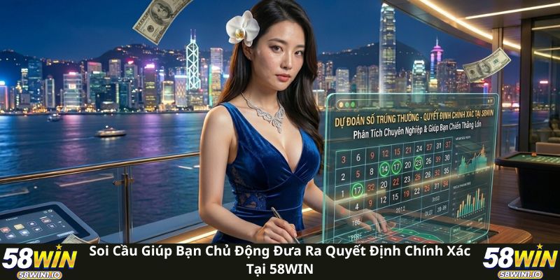 Soi cầu giúp bạn chủ động đưa ra quyết định chính xác tại 58WIN