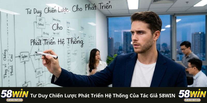 Tác Giả 58WIN: Hành Trình Kiến Tạo Thương Hiệu Số 1 Toàn Cầu 3 Tư duy chiến lược phát triển hệ thống của tác giả 58WIN